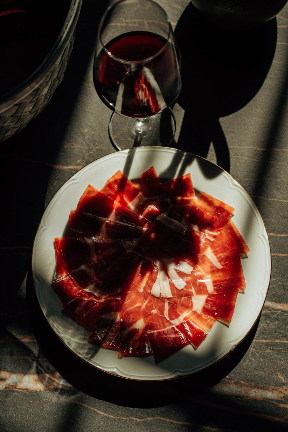 Plato de jamón | corte a compás